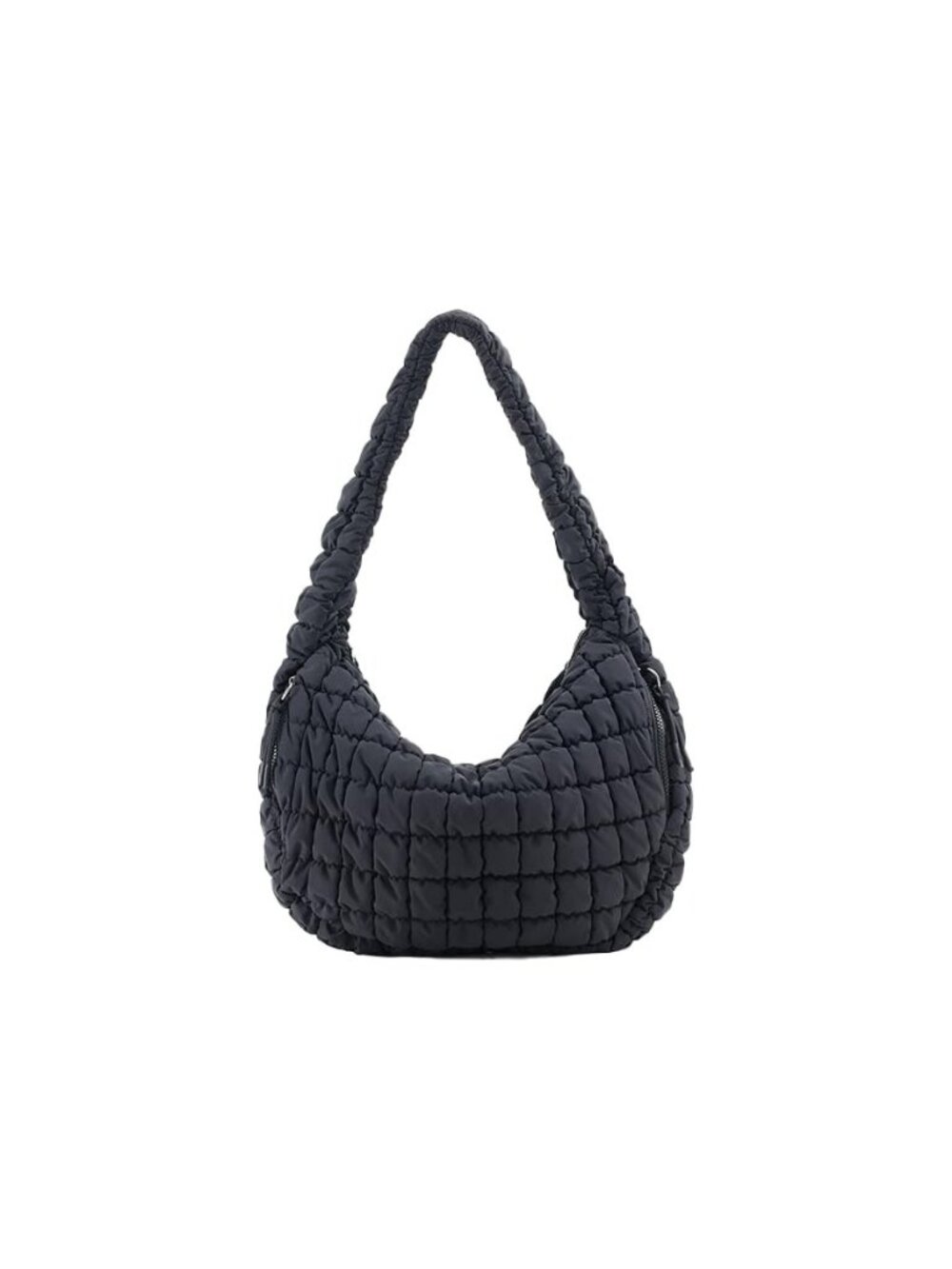 Puffer Tote Bag for Women Quilted Crossbody Large Hobo Carryall Lightweight